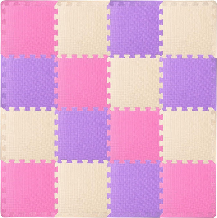 ToyVelt Foam Puzzle Floor Mat for Kids – Interlocking Play Mat with Colors – Educational Large Puzzle Foam Floor Tiles for Crawling, Playroom, Play Area, Baby Nursery