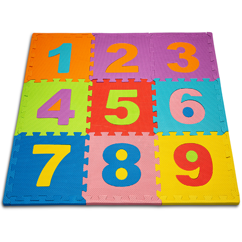 ToyVelt Foam Puzzle Floor Mat for Kids – Interlocking Play Mat with Colors,  Shapes, Alphabet, ABC, Numbers – Educational Large Puzzle Foam Floor Tiles