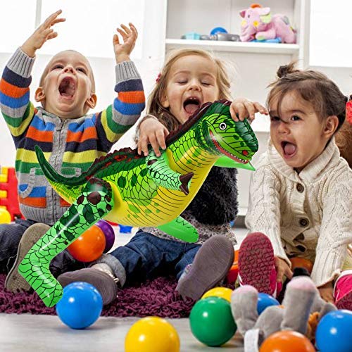 GoSlaz Inflatable Dinosaur - Colorful Blow Up Dinosaur Trex for Adults & Kids