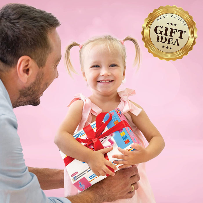 ToyVelt Toy Piano for Toddler Girls – Cute Piano for Kids with Built-in Microphone & Music Modes - Best Birthday Gifts for 3 4 5 Year Old Girls – Educational Keyboard Musical Instrument Toys