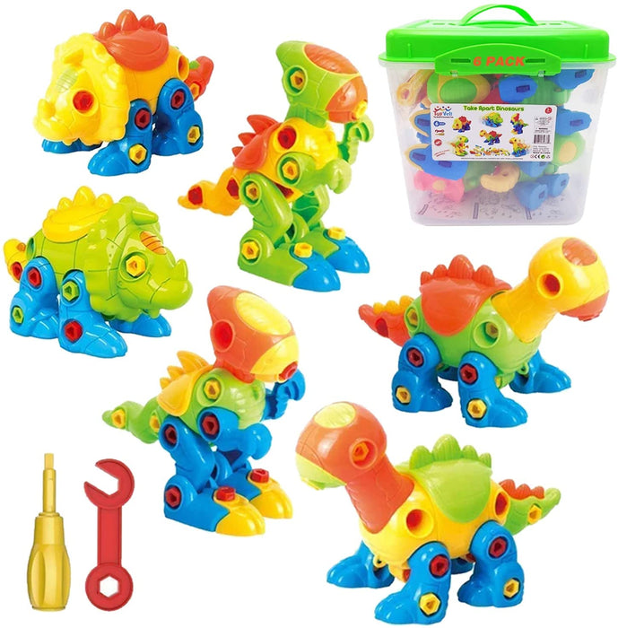 ToyVelt Dinosaur Take Apart Stem Toys for Boys & Girls Age 3 - 12 Years Old