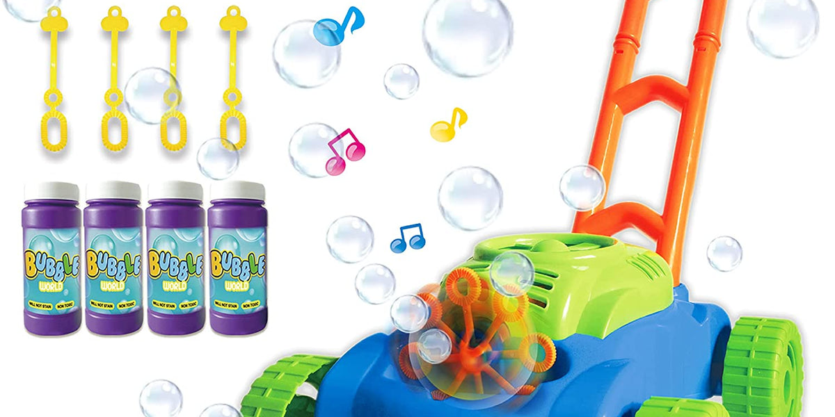 Bee happy bubble lawn mower 2025
