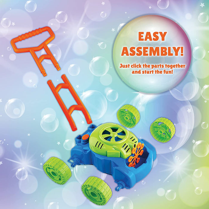 TEMI Bubble Lawn Mower for Kids, Automatic Bubble Mower with Music