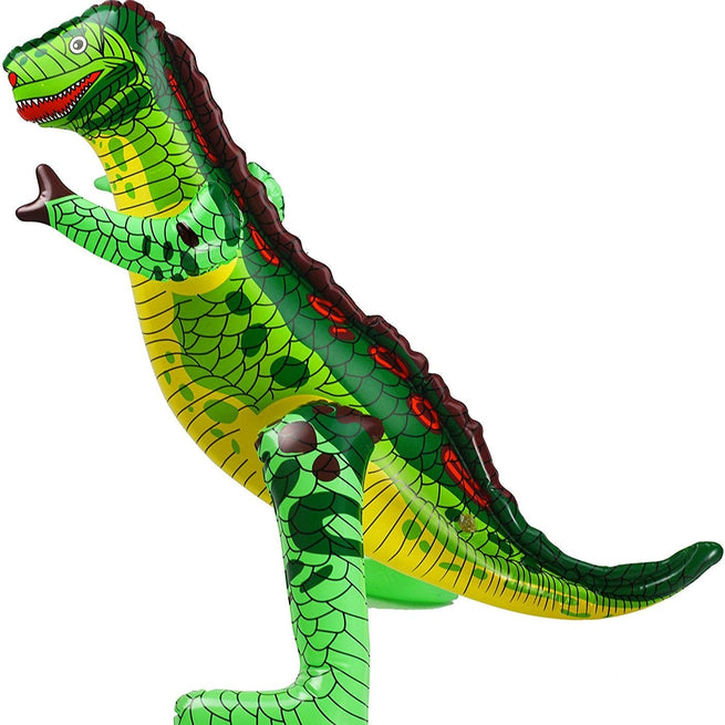 GoSlaz Inflatable Dinosaur - Colorful Blow Up Dinosaur Trex for Adults & Kids